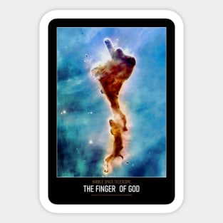 High Resolution Astronomy The Finger of God Sticker